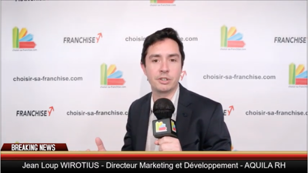 40ème édition Franchise Expo Paris 2022 : la franchise aquila RH au micro de choisir sa franchise