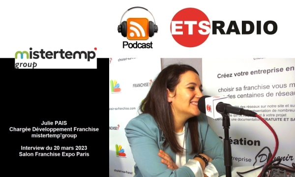 Podcast Interview Franchise mistertemp'group - RADIO ETS - 20/03/2023