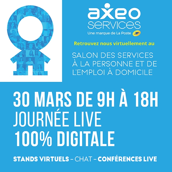 Franchise AXEO Services : le réseau vous convie au Salon SAP 100% Digital le 30 Mars 2021