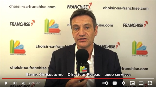 Franchise Axeo Services - Bruno Chrisostome - Interview au Salon des Services à la Personne 2022