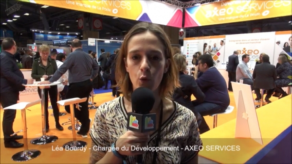 Ouvrir une Franchise Axeo Services - Interview de Léa Bourdy au SAP 2019 Paris