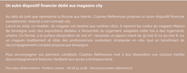 Franchise Cuisines Références : performances exceptionnelles à Chambray-lès-Tours, un modèle de lancement réussi