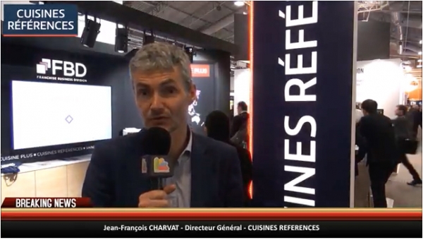 Interview de Jean-François CHARVAT, Directeur Général de la franchise Cuisines Références au salon Franchise Expo Paris 2018