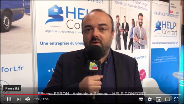Ouvrir une Franchise Help Confort - Interview d'Etienne Feron au SAP 2019 Paris