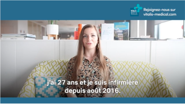 Franchise Vitalis Médical : interview de Clémentine, intérimaire de l'agence Paris Est ! by Mistertemp' group