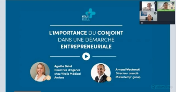 Franchise Vitalis Medical : WEBINAR, l'importance du conjoint dans une démarche entrepreneuriale