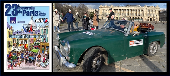 Franchise SOS Bricolage se fait remarquer lors de la Traversée de Paris en voiture ancienne ! 