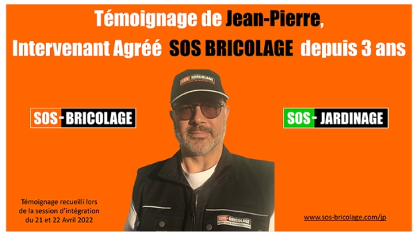 Témoignage de Jean-Pierre, intervenant franchisé SOS Bricolage du département 28