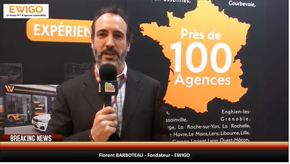 Interview de Florent BARBOTEAU, Fondateur du réseau EWIGO au salon Franchise Expo Paris 2018