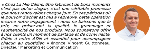 Franchise La Mie Câline célèbre 40 ans de générosité avec l'opération les prix bloqués