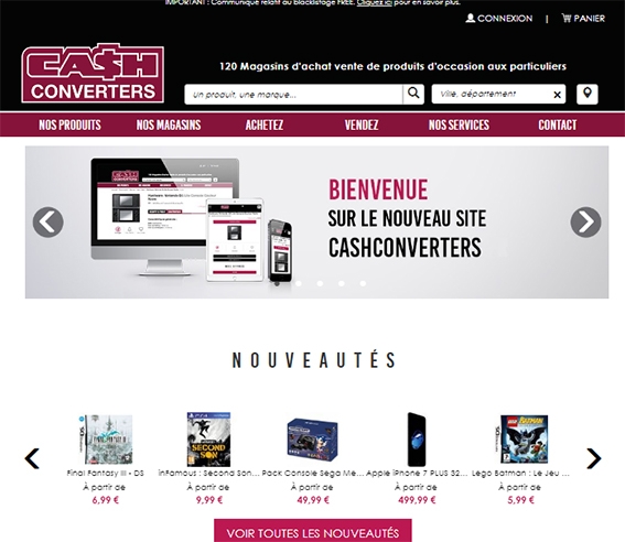 Franchise Cash Converters : la marketplace de la Réunion est en ligne