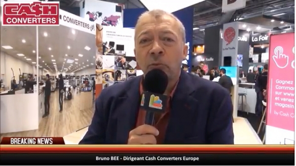 Interview de Bruno BEE, Dirigeant de la franchise Cash Converters Europe au salon Franchise Expo Paris 2018
