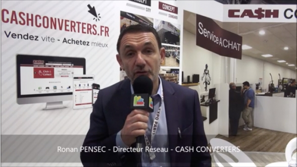 Interview de Ronan PENSEC de directeur réseau de la franchise Cash Converters à Franchise Expo 2019