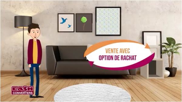 Publicité Option de Rachat par la franchise Cash Converters