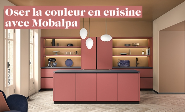Franchise Mobalpa : oser la couleur en cuisine