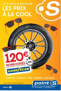 Franchise Point S lance une nouvelle campagne promotionnelle avec Goodyear
