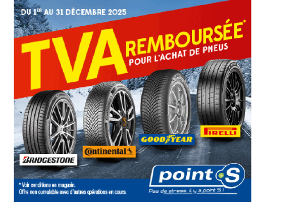 Franchise Point S lance sa dernière opération pneus de l’année