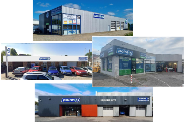 Franchise Point S poursuit son développement avec quatre nouvelles implantations stratégiques