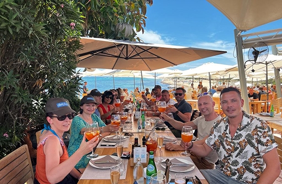 Franchise dietplus récompense ses parrains à Ibiza !