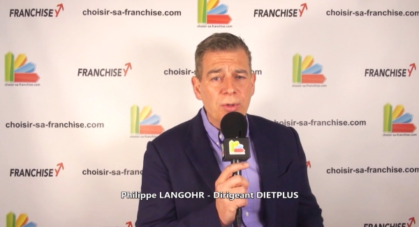 Franchise Dietplus : Philippe LANGOHR à Franchise Expo Paris 2023