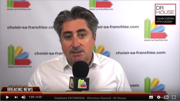 Franchise Dr House Immo - Interview de Stéphane ESCOBOSSA au Salon SME 2017
