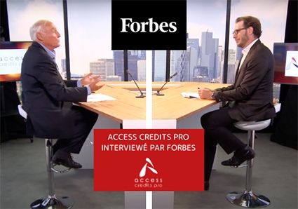 Franchise ACCESS CREDITS PRO : le réseau interviewé par Forbes dans l’émission Business Inside 