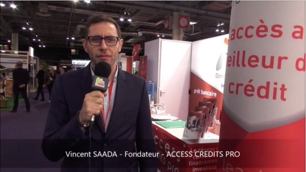 Interview de Vincent SAADA, fondateur du réseau ACCESS CREDITS PRO à Franchise Expo 2019