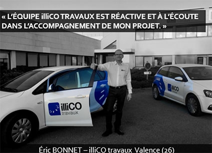 Témoignage d'Eric Bonnet, franchisé illiCO travaux Valence dans la Drôme
