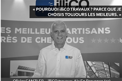 Témoignage d'Olivier CANZLER, franchisé illiCO travaux Aix en Provence