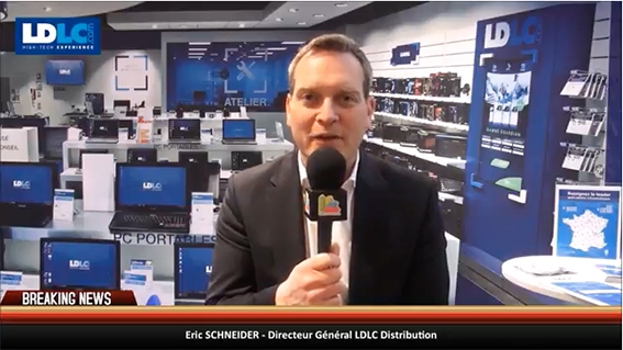 Interview d'Eric SCHNEIDER, Directeur Général du réseau LDLC Distribution au salon Franchise Expo Paris 2018
