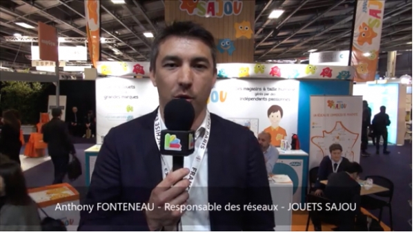 Interview d'Anthony FONTENEAU, responsable des réseaux de la franchise Jouets SAJOU à Franchise Expo 2019