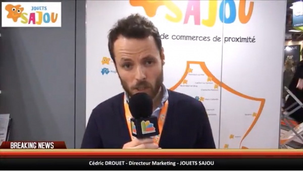 Interview de Cédric DROUET, Directeur Marketing  WDK GROUPE PARTNER / JOUETS SAJOU au salon Franchise Expo Paris 2018
