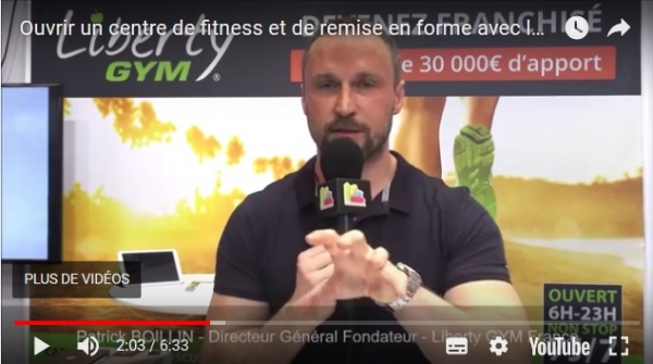 Interview de Patrick BOILLIN, Directeur Général Fondateur de la franchise Liberty GYM au salon Franchise Expo Paris 2017