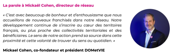 Franchise DOMetVIE : faciliter l’aménagement des seniors Nordistes en perte d’autonomie le réseau s’installe à Douai