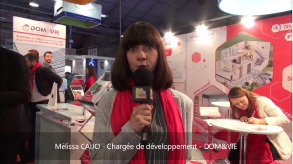 Interview de Mélissa CAIJO, chargée de développement de la franchise DOM&VIE à Franchise Expo 2019