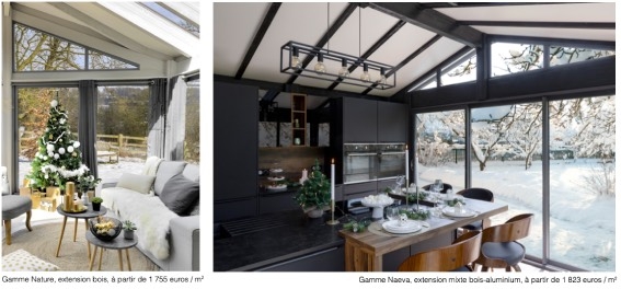 Franchise Vie & Véranda : du bois dans la véranda pour une ambiance chalet de montagne