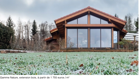 Franchise Vie & Véranda : la véranda bois, ambiance chalet de montagne