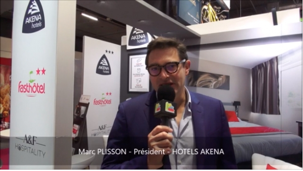 Interview de Marc PLISSON, président de la franchise AKENA hôtels à Franchise Expo 2019