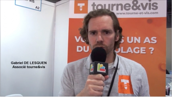 Interview de la franchise TOURNE&VIS au Salon des Services à la Personne 2018 à Paris Porte de Versailles