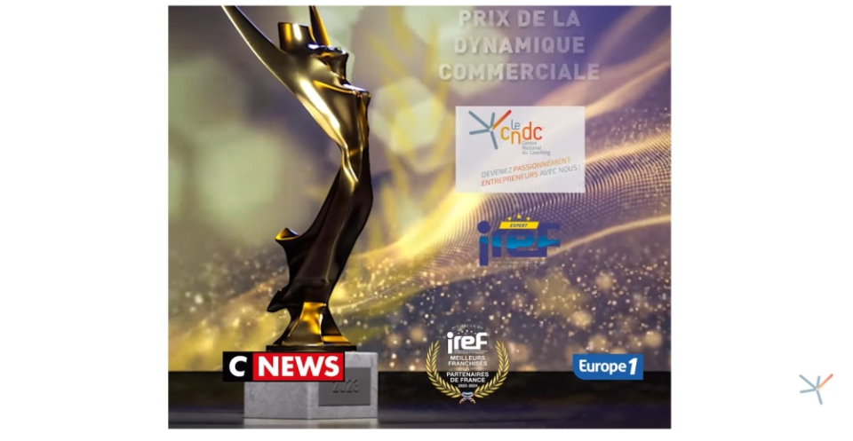 Philippe Henrot, Coach certifié leCNDC reçoit le Prix de la Dynamique Commerciale IREF