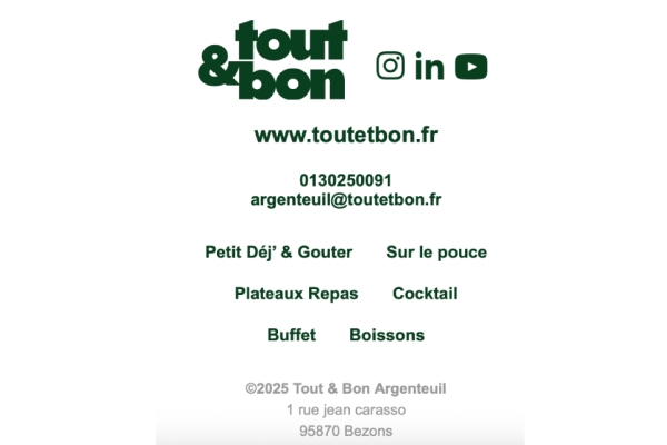 Franchise Tout et Bon : une nouvelle cuisine s