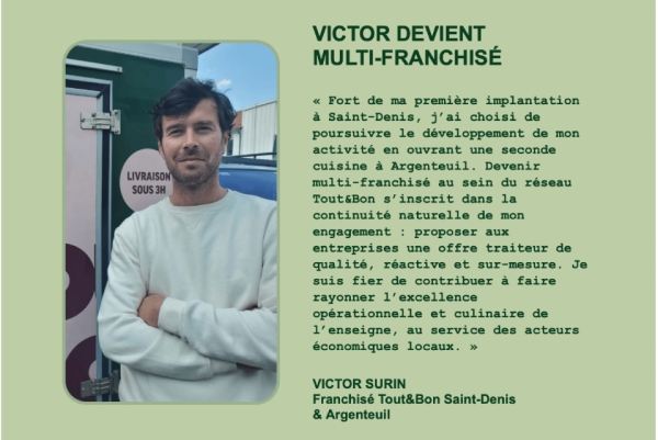 Franchise Franchise Tout et Bon : une nouvelle cuisine s'installe à Argenteuil