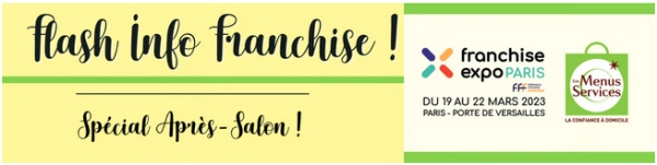 Franchise Les Menus Services : bilan Salon Franchise Expo Paris 2023