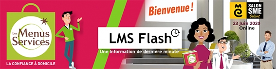 Franchise Les Menus Services : première participation au Salon SME Online le 23 juin !