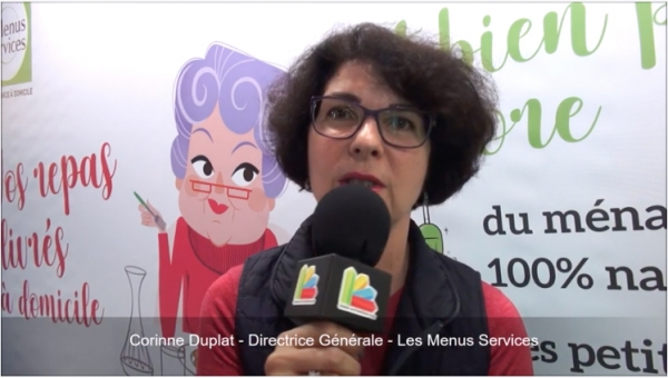 Ouvrir une Franchise Les Menus Services - Interview de Corinne Duplat au SAP 2019 Paris