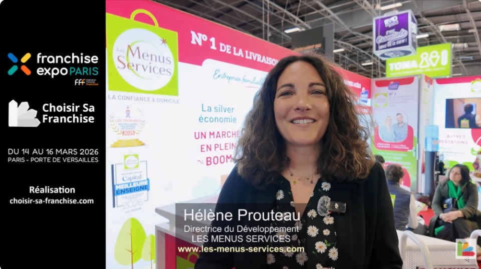 Interview Franchise Les Menus Services à Franchise Expo Paris 2026