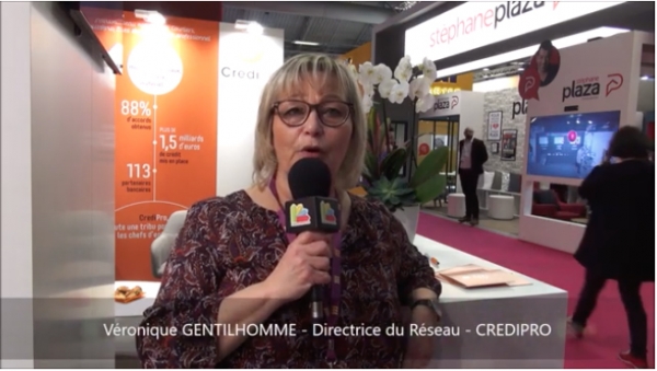 Interview de Véronique GENTILHOMME, directrice du Réseau CrediPro à Franchise Expo 2019