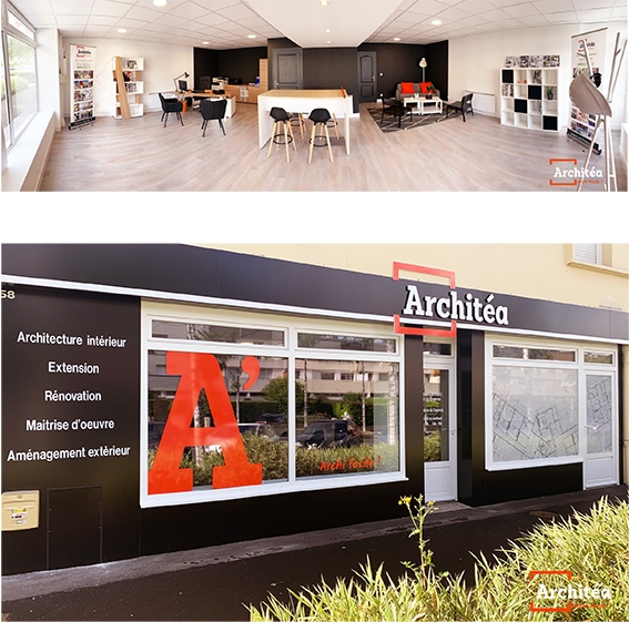 Franchise Architéa : aménagement agence département de la Manche