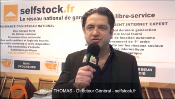 Interview d'Olivier THOMAS, Directeur Général de la franchise selfstock.fr au salon Franchise Expo Paris 2017