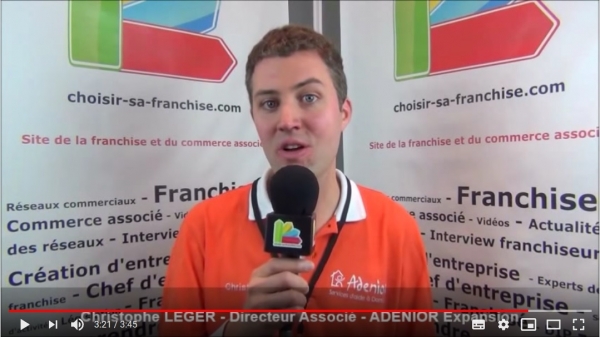 Interview de Christophe LEGER - Directeur associé de la franchise ADENIOR